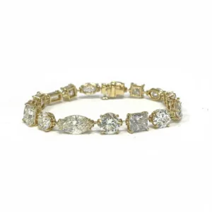19.44 Carat Mixed Diamond Bracelet