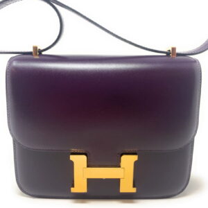 Hermes Constance Mini Purple Handbag