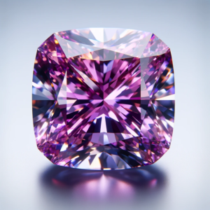 Fancy Intense Purple Pink Cushion Diamond