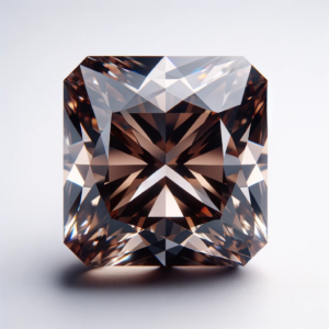 Chocolate Asscher Diamond