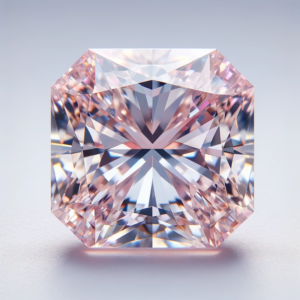 Very Light Pink Radiant Diamond