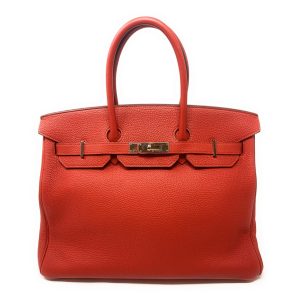 Hermès Birkin 35cm Red Handbag