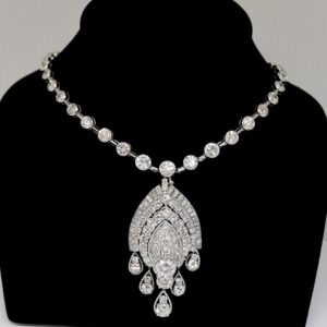 VCA necklace with Indian-inspired diamond pendant