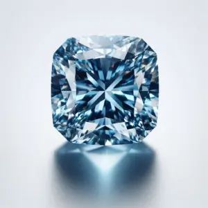 Fancy Blue Radiant Diamond