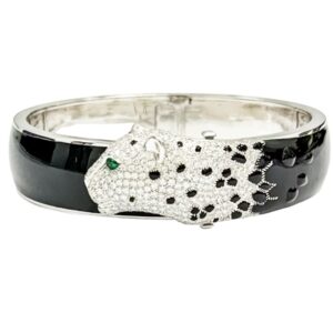 18K Panther Diamond Bracelet