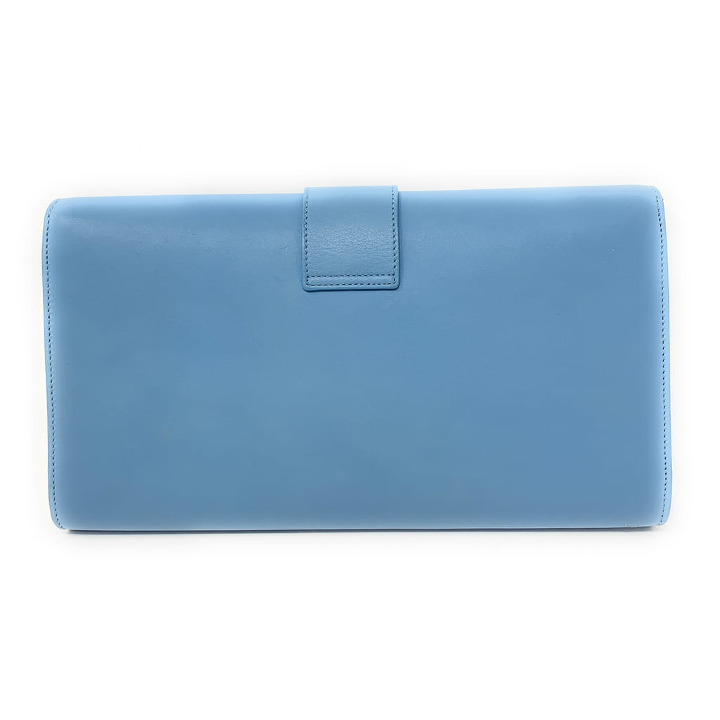 Saint Laurent Sade Pochette Enveloppe leather clutch bag