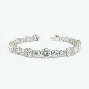 18K 20.36 Carat Diamond Bracelet