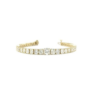 18K Graduated Tennis Diamond Bracelet