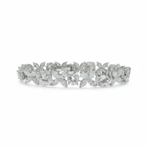 Marquise & Round Brilliant Diamonds Bracelet