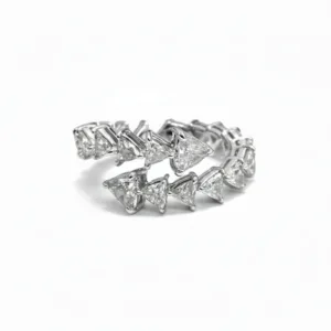 5.53 Carat Spiral Marquise Diamond Ring
