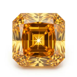 Fancy Orangy Yellow Radiant Diamond
