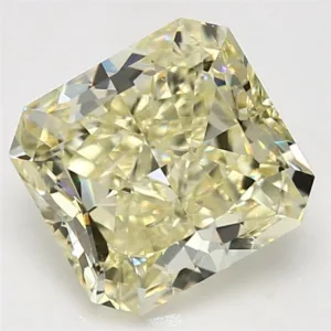 5.24 Carat Radiant Fancy Yellow VVS1 Natural Diamond