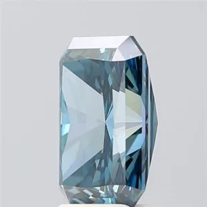 3.51 Carat Radiant Fancy Deep Blue VS1 Lab Diamond