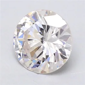 1.15 Carat Round Faint Brown SI1 Natural Diamond