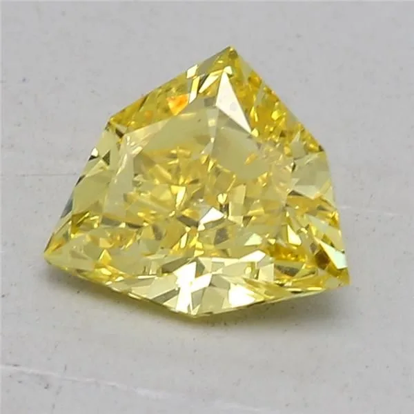 0.75 Carat Kite Fancy Intense Yellow VS2 Natural Diamond 1 0.75 Carat Kite Fancy Intense Yellow VS2 Natural Diamond