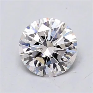 0.44 Carat Round Faint Brown SI1 Natural Diamond