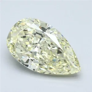 10.4 Carat Pear Fancy Yellow VVS2 Natural Diamond