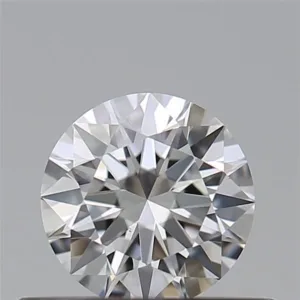 0.37 Carat Round D VS1 Natural Diamond