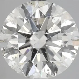 3.23 Carat Round H SI2 Natural Diamond