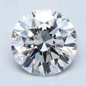 1.62 Carat Round F SI1 Natural Diamond