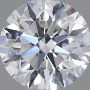 0.38 Carat Round D SI2 Natural Diamond