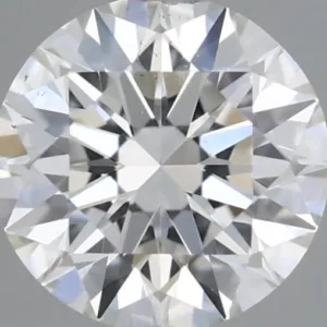 0.34 Carat Round H SI1 Natural Diamond