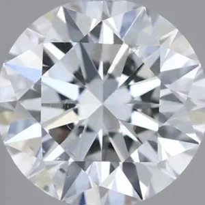 0.36 Carat Round D SI2 Natural Diamond