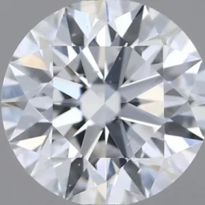0.44 Carat Round D SI2 Natural Diamond