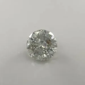 1.01 Carat Round Fancy Light Gray I2 Natural Diamond