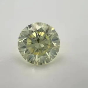 1.01 Carat Round Fancy Light Yellow VS1 Natural Diamond