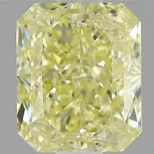 1.17 Carat Radiant Fancy Yellow SI1 Natural Diamond