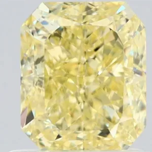 1.25 Carat Radiant Fancy Yellow VVS1 Natural Diamond