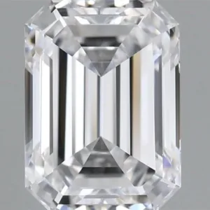 1.0 Carat D VVS2 EMERALD Lab Diamond