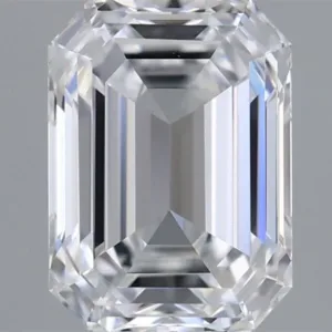 1.0 Carat D VVS2 EMERALD Lab Diamond