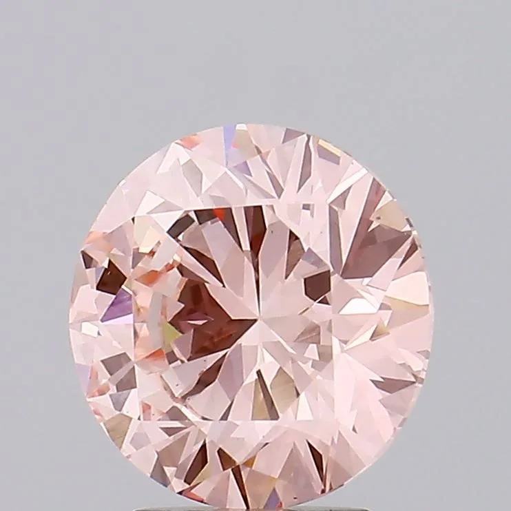 2.79 Carat Fancy Vivid Pink VS1 ROUND Lab Diamond