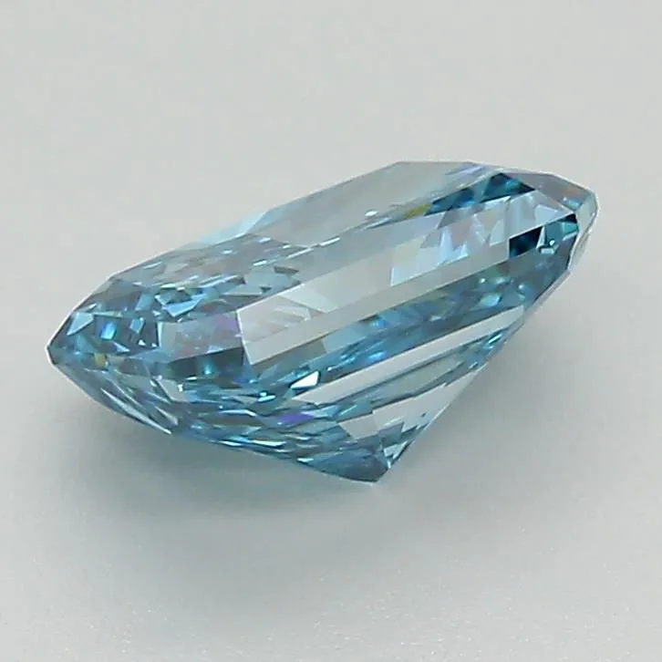 1.61 Carat Fancy Vivid Blue VS2 RADIANT Lab Diamond