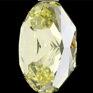 1.53 Carat Oval Fancy Intense Yellow SI1 Natural Diamond