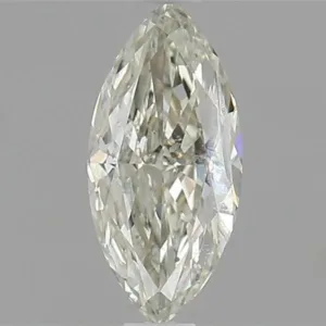 0.56 Carat Marquise Light Yellow I2 Natural Diamond