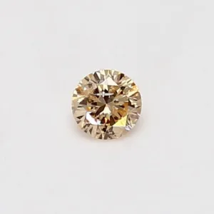 0.18 Carat Round Fancy Yellow I2 Natural Diamond