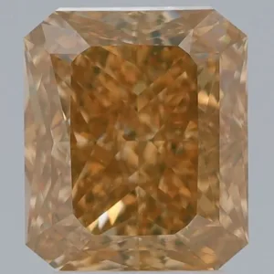 3.03 Carat Radiant Fancy Deep Yellow VS1 Natural Diamond