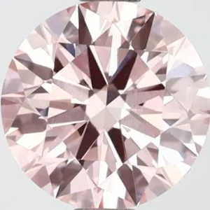 1.27 Carat Round Fancy Vivid Pink VVS2 Lab Diamond
