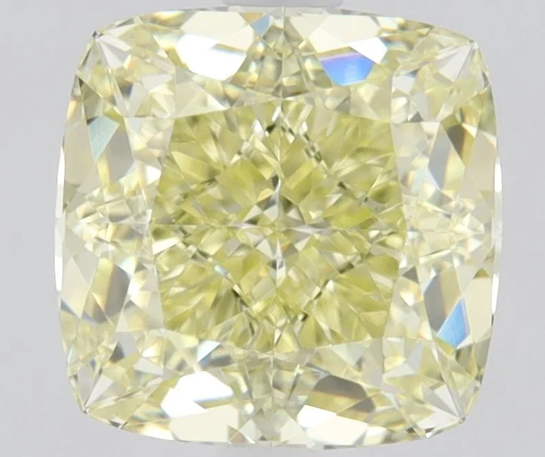 1.12 Carat Cushion Brilliant Fancy Yellow VVS2 Natural Diamond 1 1.12 Carat Cushion Brilliant Fancy Yellow VVS2 Natural Diamond
