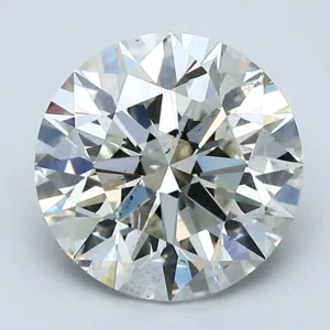 2.08 Carat Round J SI1 Natural Diamond