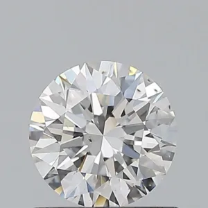 0.6 Carat Round F SI1 Natural Diamond