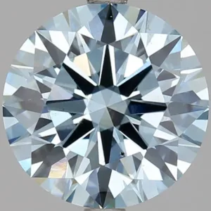 3.13 Carat Round Fancy Vivid Blue VS1 Lab Diamond