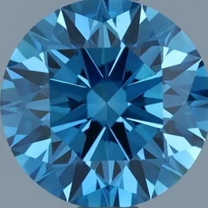 1.17 Carat Round Fancy Deep Blue VS1 Lab Diamond