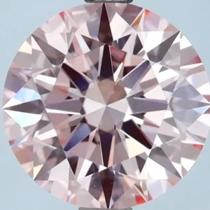 2.84 Carat Round Fancy Pink VS1 Lab Diamond