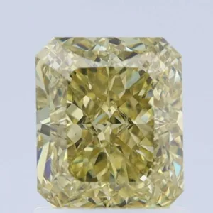 1.33 Carat Radiant Fancy Yellow VS1 Natural Diamond