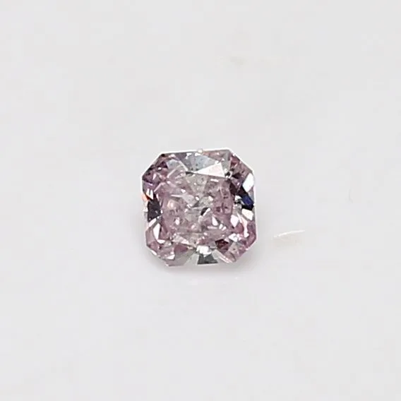 0.14 Carat Radiant Fancy Pink Natural Diamond