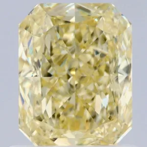 1.02 Carat Radiant Fancy Yellow VS2 Natural Diamond